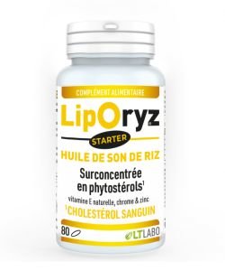 LipOryz Starter - Huile de son de riz, 80 capsules